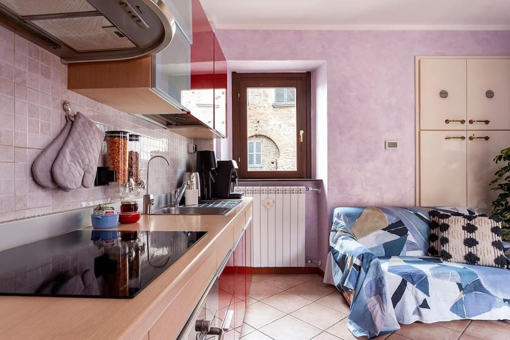 Ferienwohnung Alex Haus Somma Lombardo Exterior foto