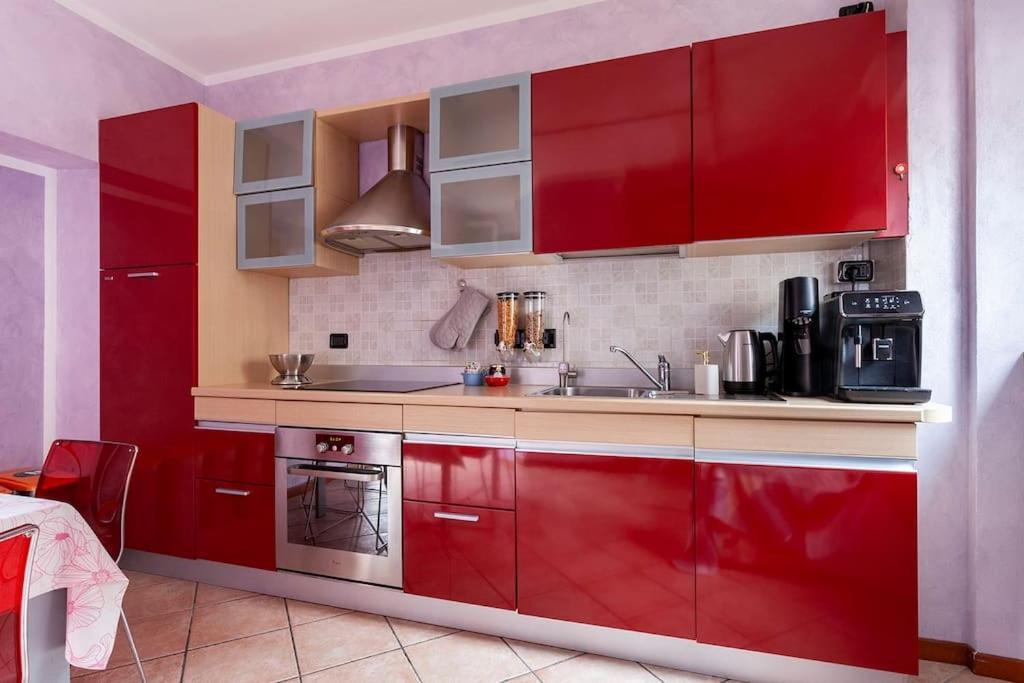Ferienwohnung Alex Haus Somma Lombardo Exterior foto